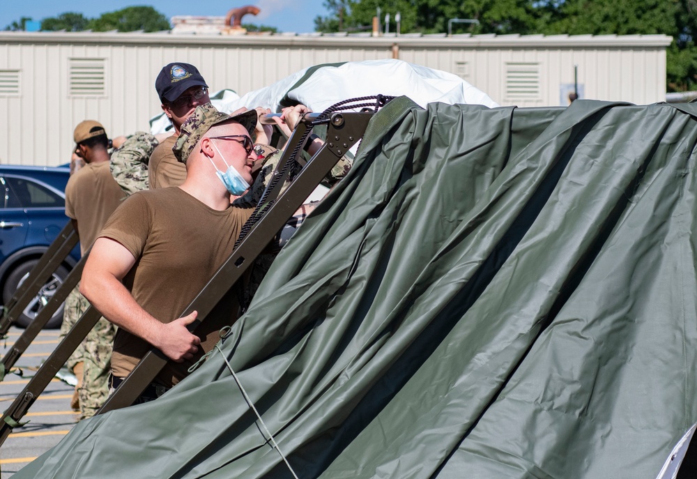 NMCP Reestablishes COVID-19 Testing Tents