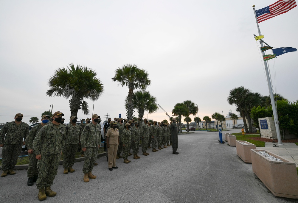 U.S. NAVSO/U.S. 4th Fleet Command Master Chief Leads Staff in Commemorating Sept. 11th Terrorist Attacks