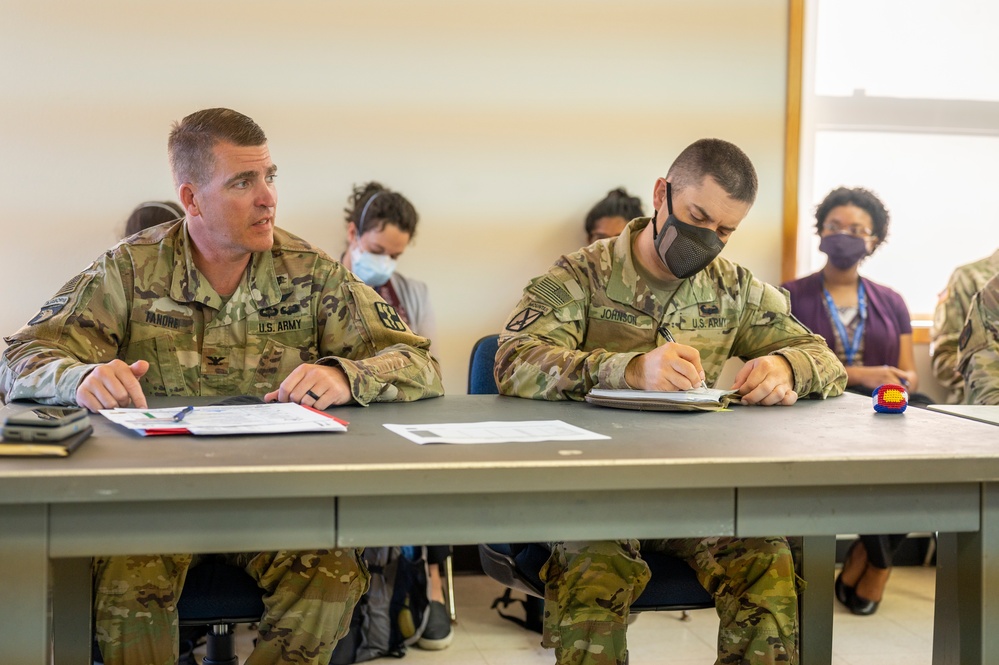 Task Force McCoy conduct Medical Brief