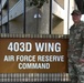 403rd Wing's first full-time first shirt