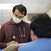 Male clinic for Afghan evacuees