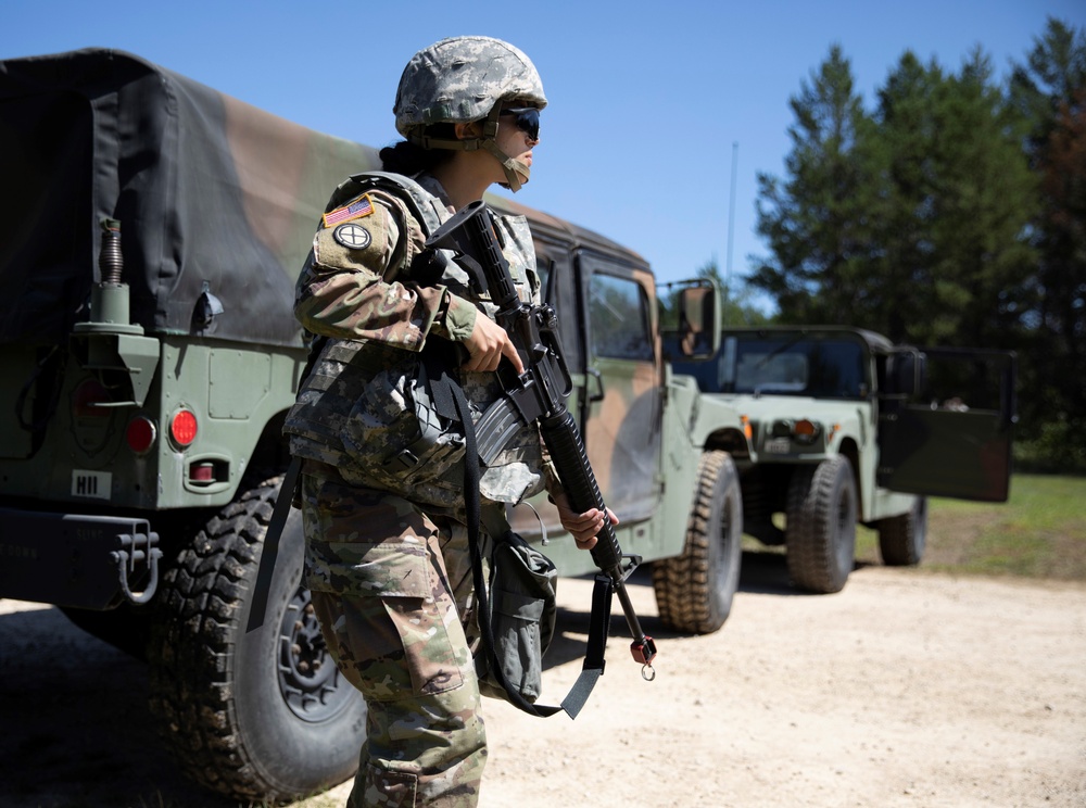 Minnesota unit ‘defends’ during training in CSTX 78-21-04 at Fort McCoy