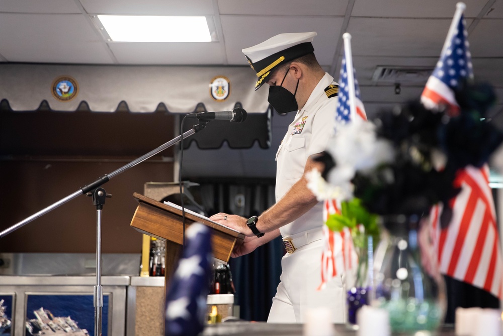 Kearsarge Holds a 9/11 Observance Ceremony