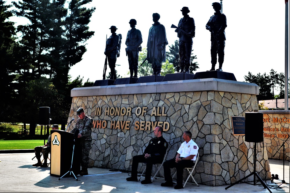 Fort McCoy holds 2021 Patriot Day ceremony; remembers 20th anniversary of 9/11 Fort McCoy holds 2021 Patriot Day ceremony; remembers 20th anniversary of 9/11