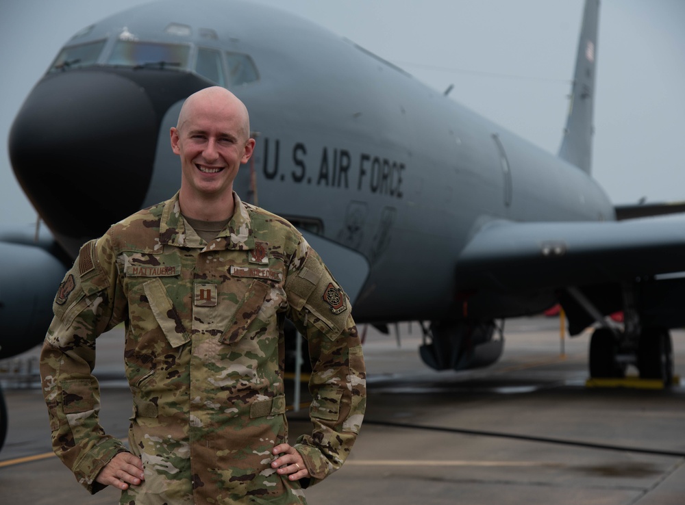 Captain Mattausch at MacDill Air Force Base