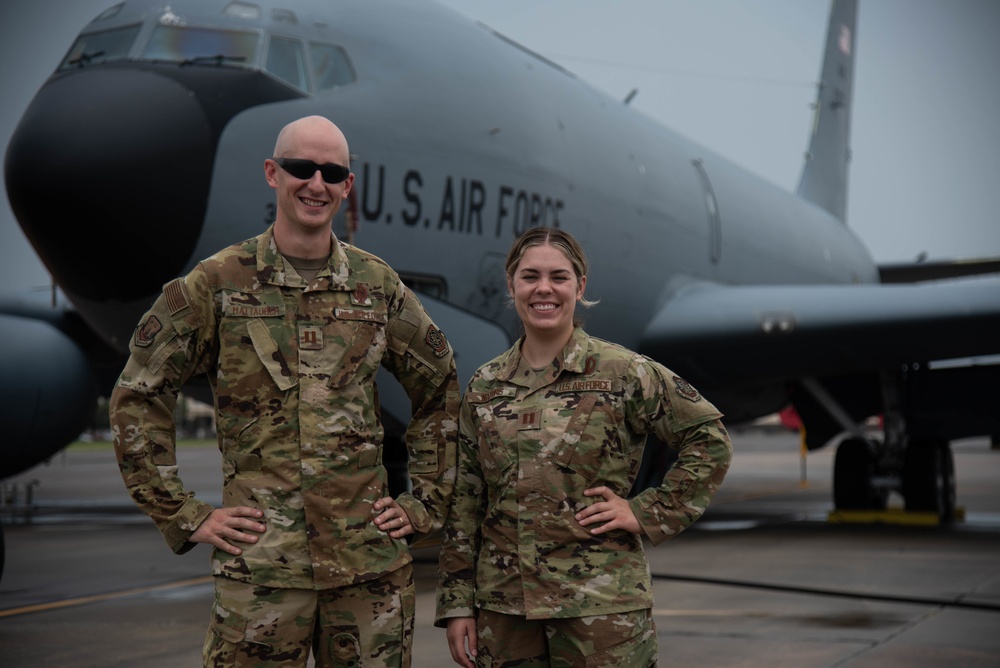 Captain Mattausch and Captain Waters at MacDill Air Force Base