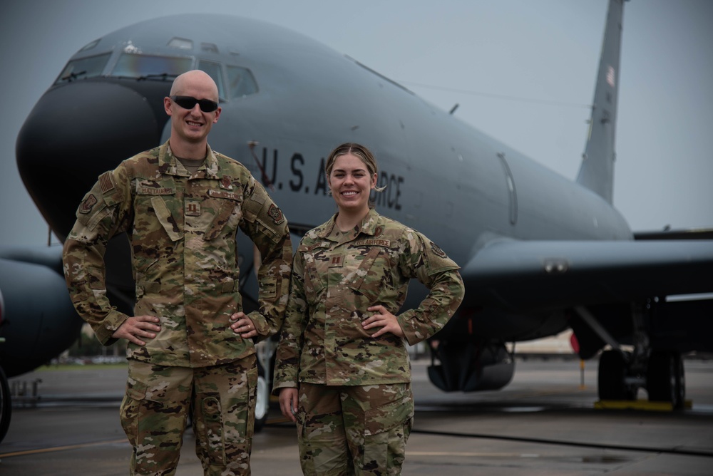Captain Mattausch and Captain Waters at MacDill Air Force Base