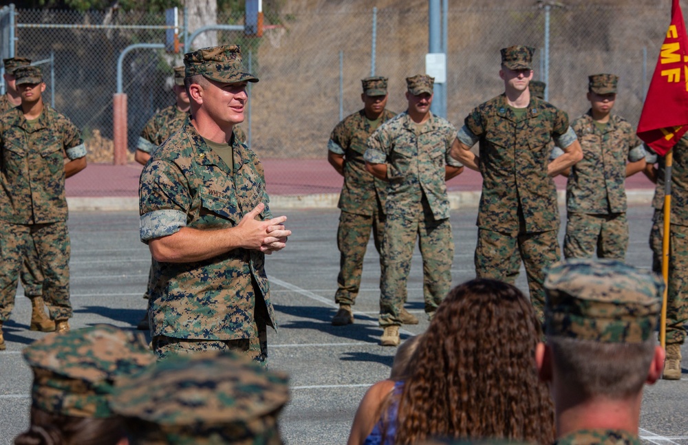 HQ Co, I MIG | Change of Command ceremony