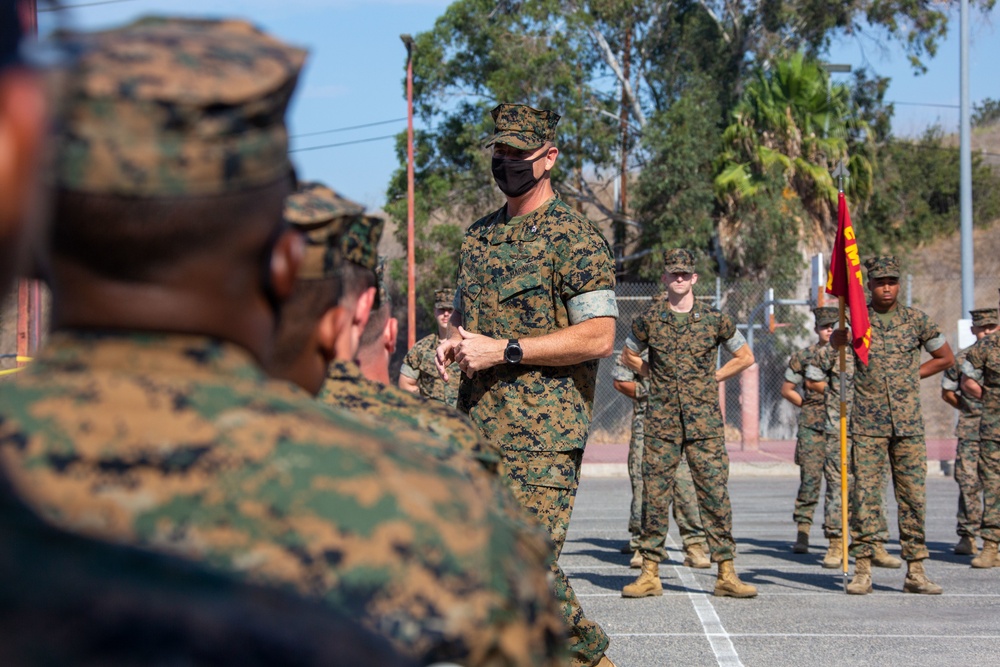 HQ Co, I MIG | Change of Command ceremony