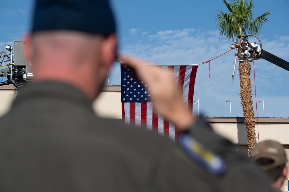 Nellis AFB 20th Anniversary 9/11 ceremony