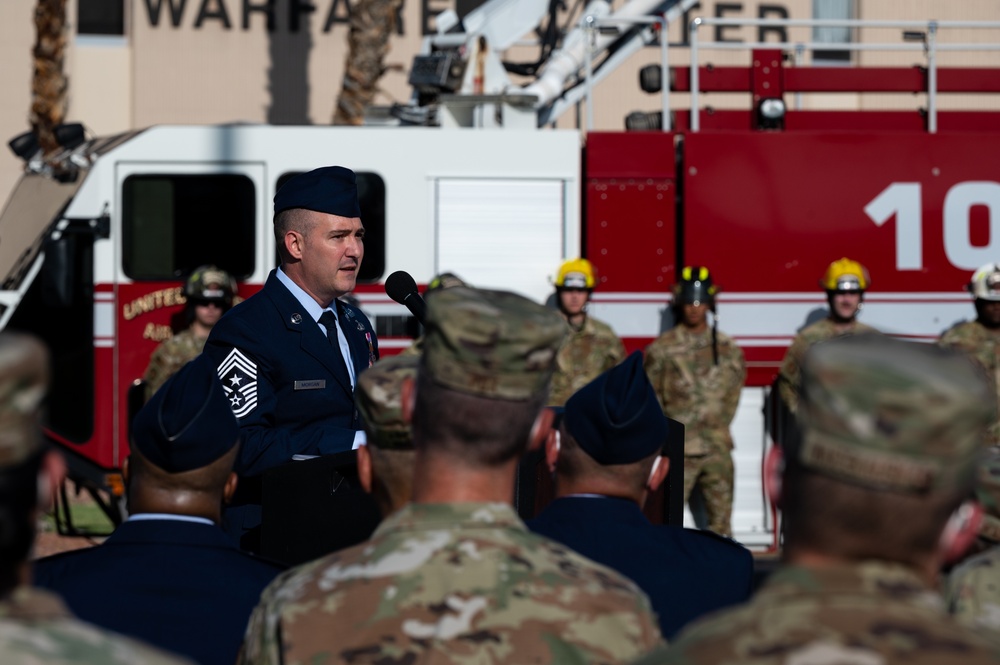 Nellis AFB 20th Anniversary 9/11 ceremony