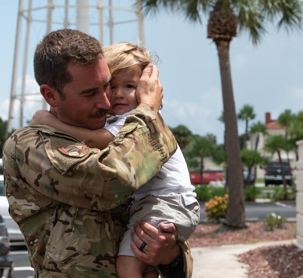 Homecoming at MacDill Air Force Base