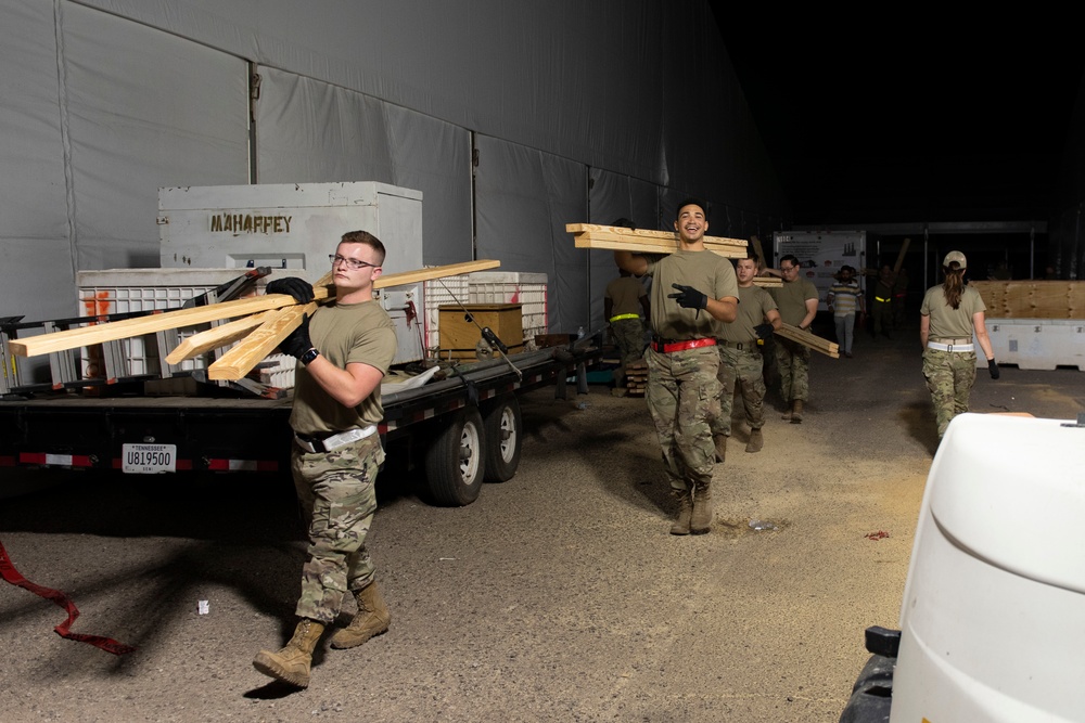 Task Force-Holloman builds relationships, and walls