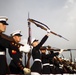 The U.S. Marine Corps Silent Drill Platoon rehearses aboard Marine Corps Base Hawaii