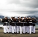 The U.S. Marine Corps Silent Drill Platoon rehearses aboard Marine Corps Base Hawaii