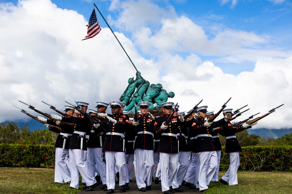 DVIDS Images The U.S. Marine Corps Silent Drill Platoon rehearses
