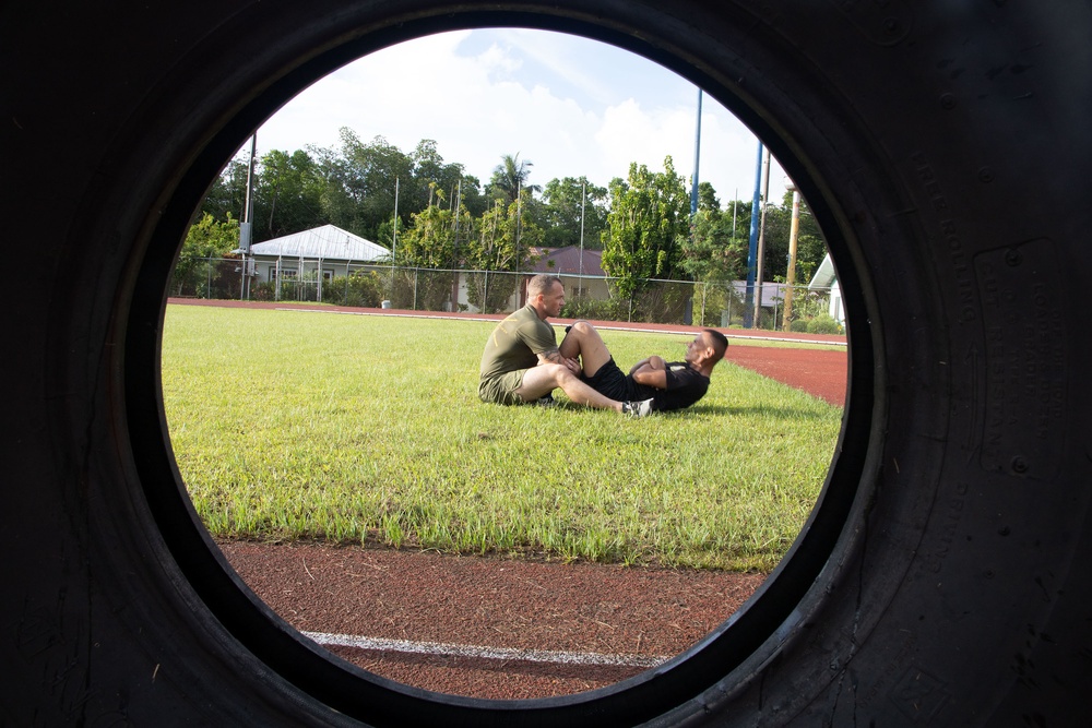 Task Force Koa Moana Trains with Palau Bureau of Public Safety