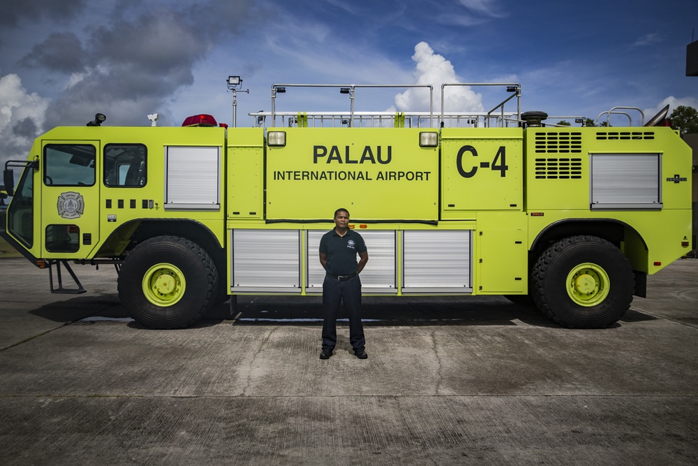 Task Force Koa Moana Completes Palau Aircraft Rescue &amp; Fire Fighting Station Support