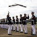 The U.S. Marine Corps Silent Drill Platoon rehearses aboard Marine Corps Base Hawaii