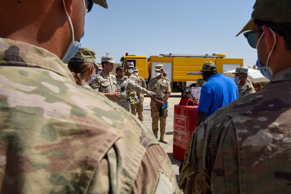 Bright Star 21 participants conduct CBRN training