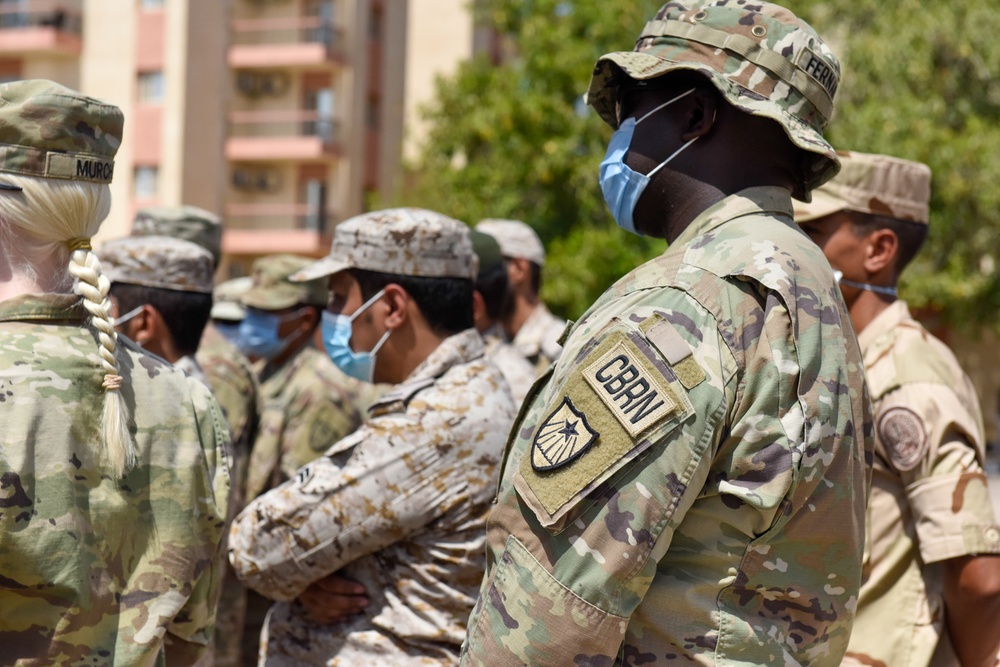 Bright Star 21 participants conduct CBRN training