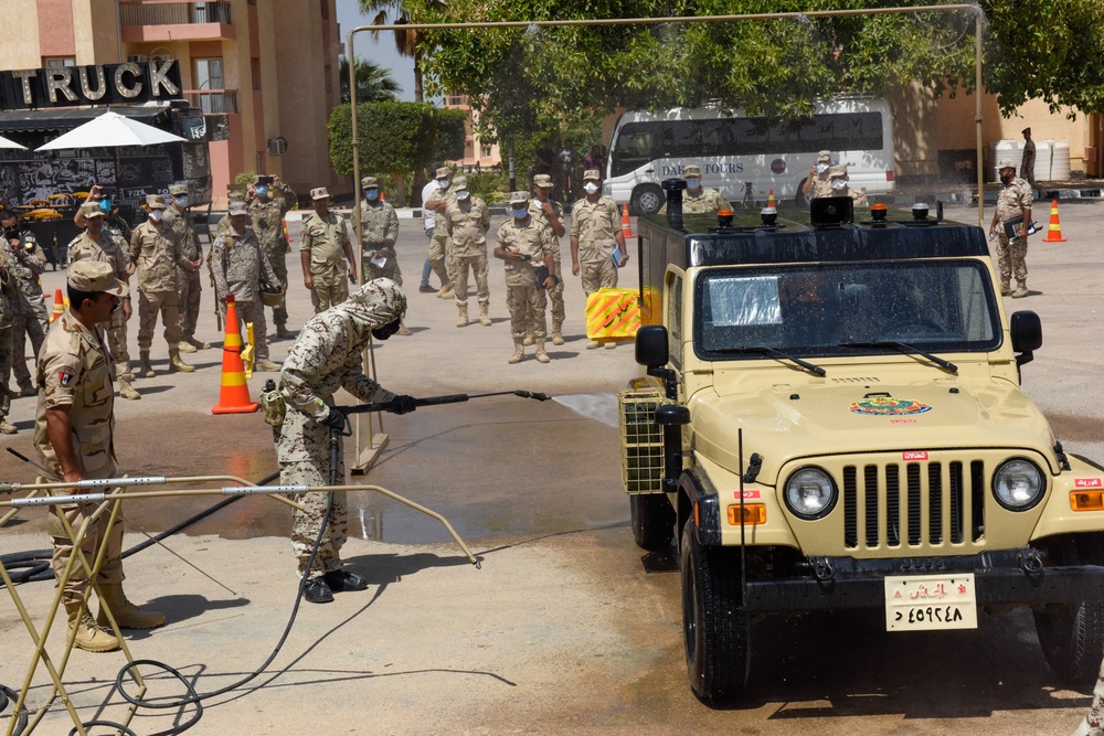 Bright Star 21 participants conduct CBRN training