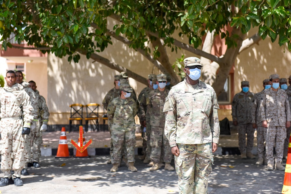 Bright Star 21 participants conduct CBRN training