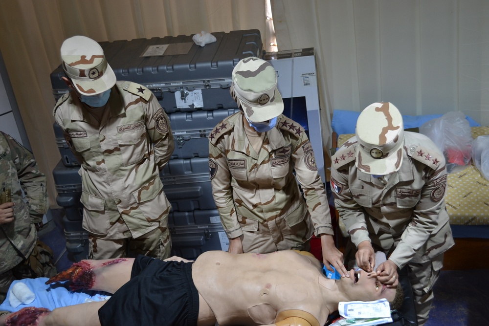 3rd SFAB conducts medical training with partner nations at Bright Star 21 in Egypt