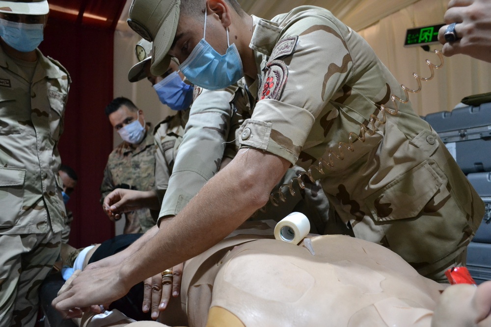 3rd SFAB conducts medical training with partner nations at Bright Star 21 in Egypt