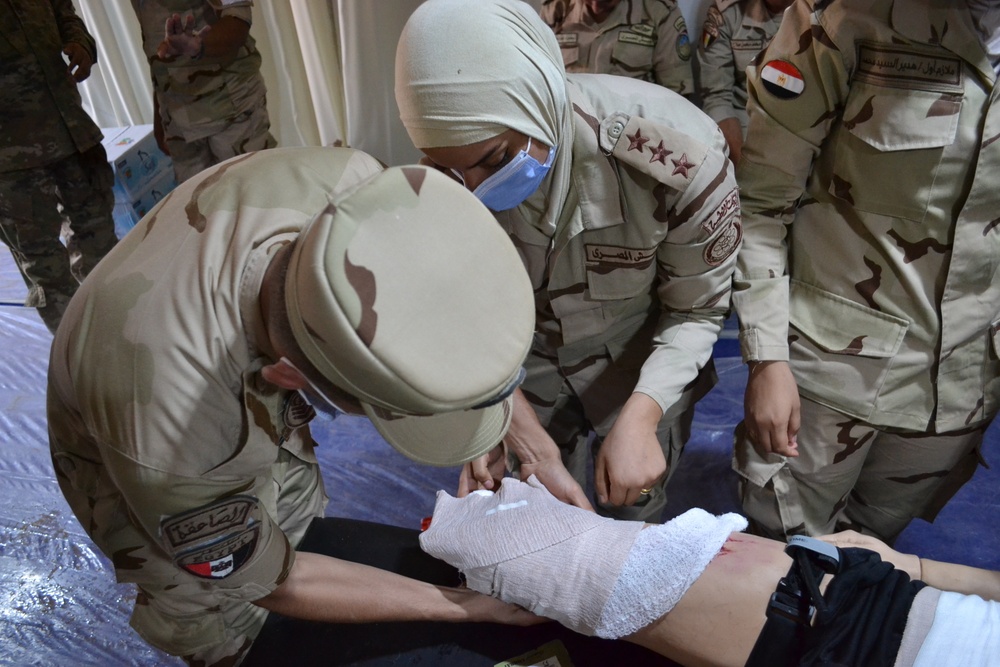 3rd SFAB conducts medical training with partner nations at Bright Star 21 in Egypt