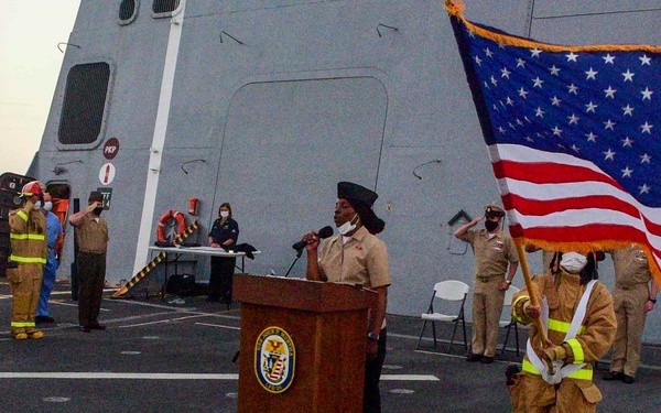 USS John P. Murtha (LPD 26) 9/11 Remembrance Ceremony