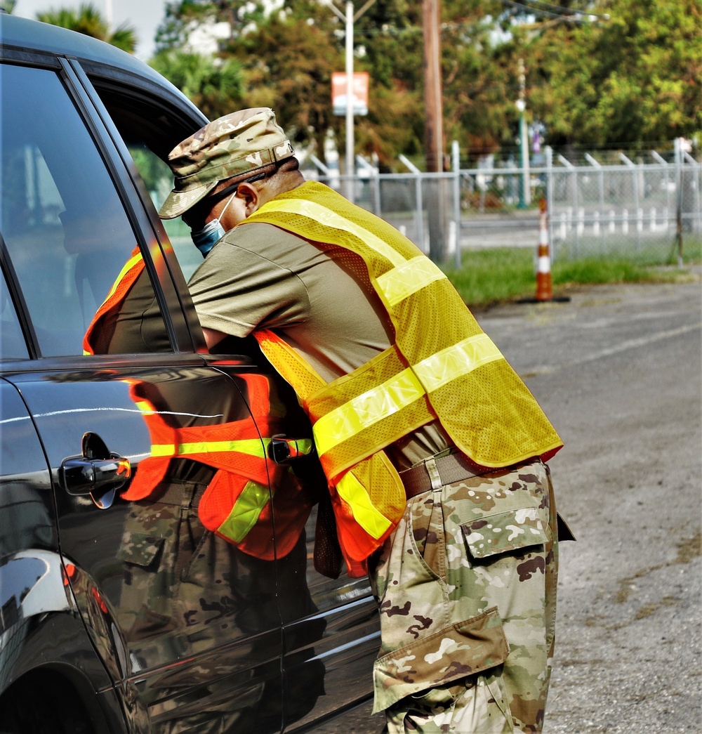 Arkansas National Guard Soldiers help citizens of New Orleans after Hurricane Ida