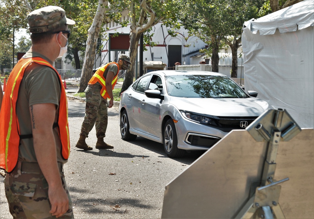 Arkansas National Guard Soldiers help citizens of New Orleans after Hurricane Ida