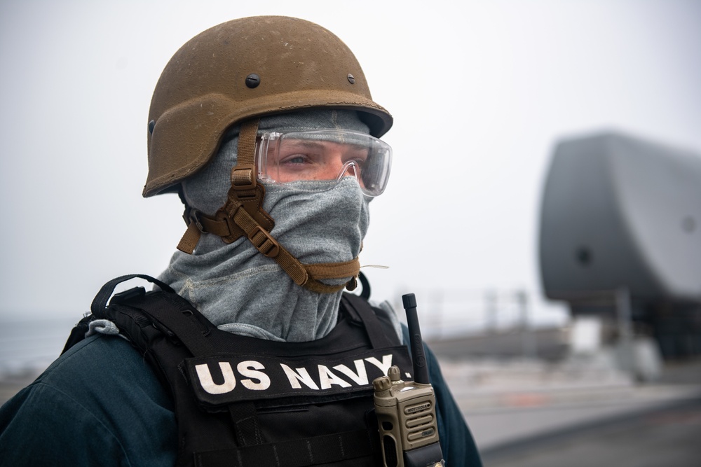 USS O'Kane (DDG 77) Maintains a Vigilant Watch