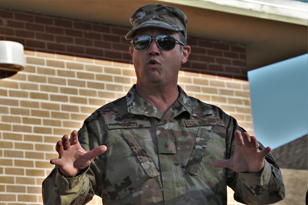 Louisiana Air National Guard recognizes Arkansas National Guard's help after Hurricane Ida