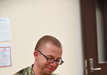 Airmen from the 134th Air Refueling Wing Force Support Squadron train in Alaska