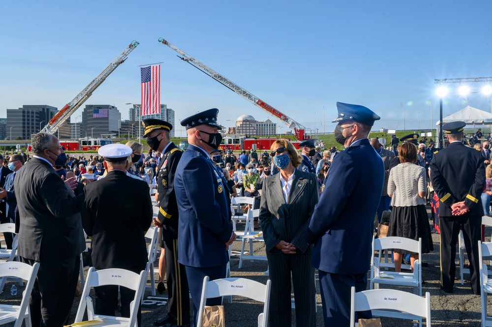 SD Austin, CJCS Gen. Milley preside over 9/11 Pentagon Memorial Ceremony