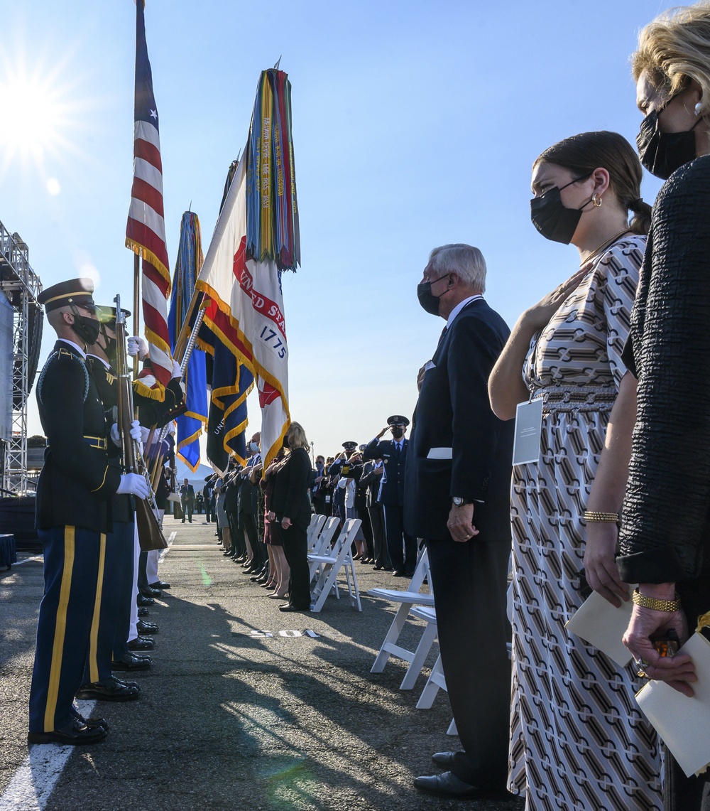 SD Austin, CJCS Gen. Milley preside over 9/11 Pentagon Memorial Ceremony