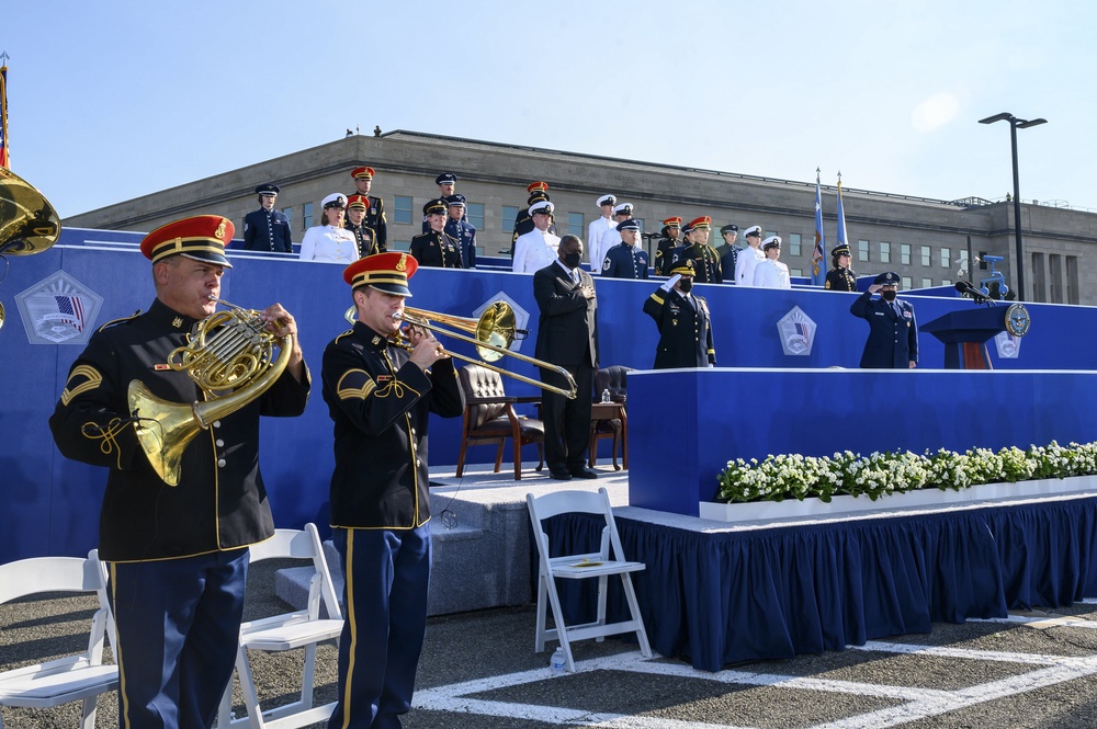 SD Austin, CJCS Gen. Milley preside over 9/11 Pentagon Memorial Ceremony