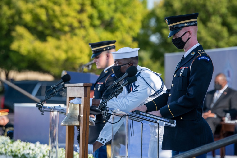 SD Austin, CJCS Gen. Milley preside over 9/11 Pentagon Memorial Ceremony