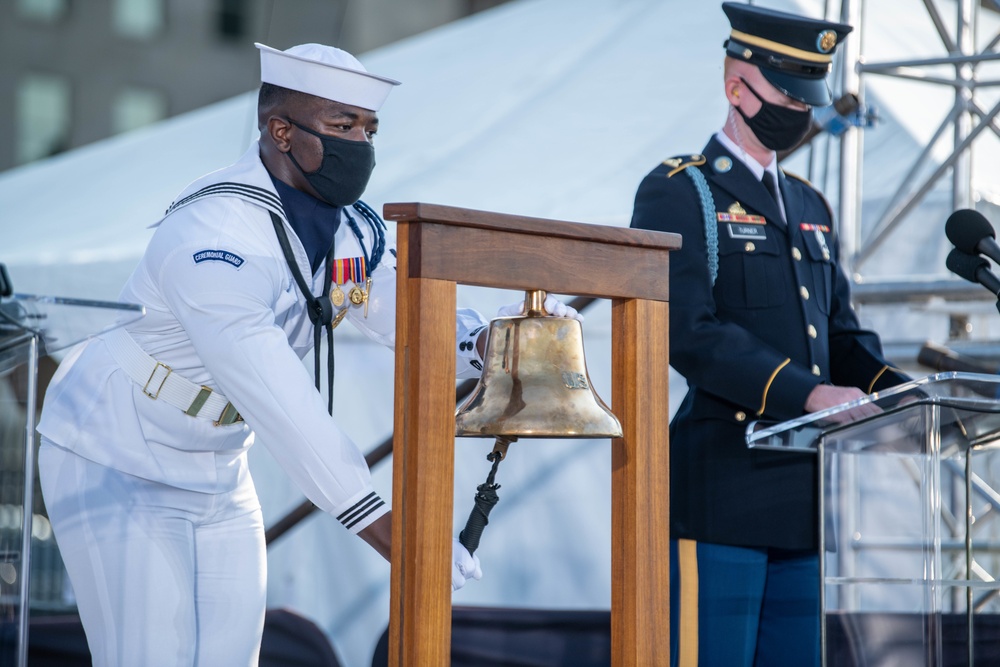 SD Austin, CJCS Gen. Milley preside over 9/11 Pentagon Memorial Ceremony