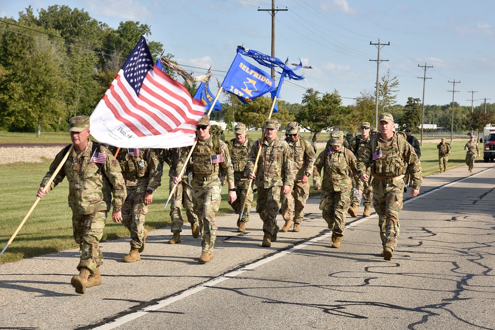 127th Wing Commemoration Ruck Walk