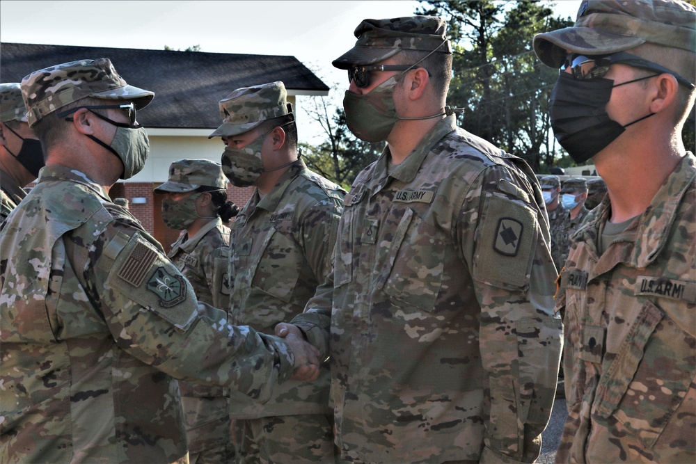 Louisiana Air National Guard recognizes Arkansas National Guard's help after Hurricane Ida