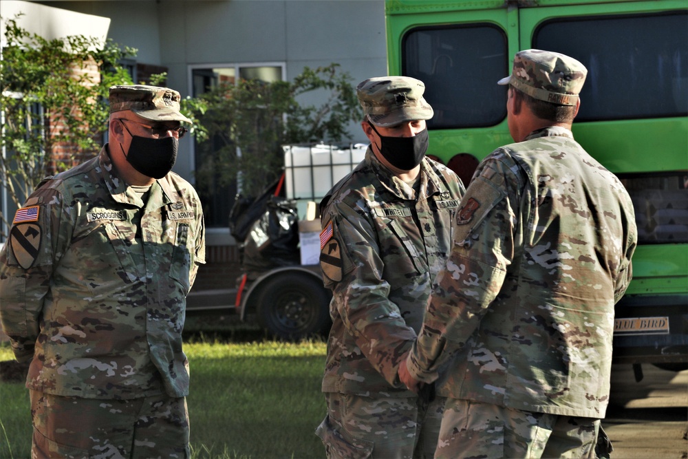 Louisiana Air National Guard recognizes Arkansas National Guard's help after Hurricane Ida