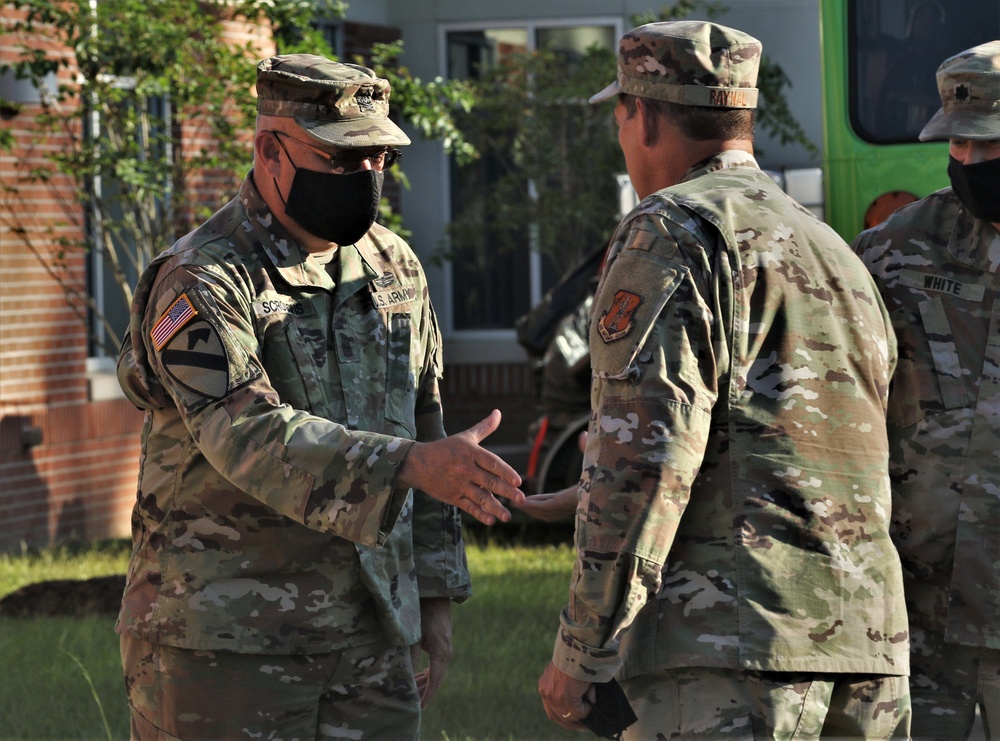Louisiana Air National Guard recognizes Arkansas National Guard's help after Hurricane Ida