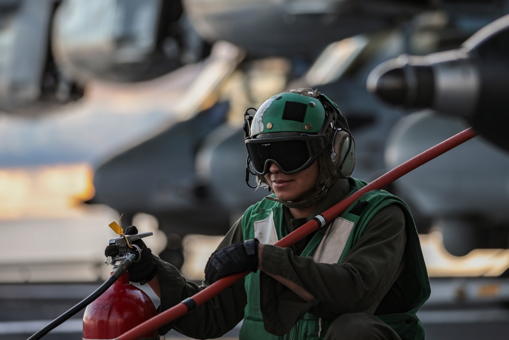 11th MEU flight ops aboard USS Essex