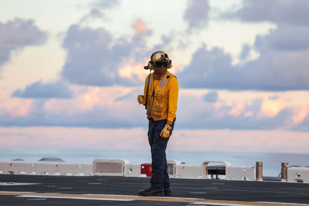 11th MEU flight ops aboard USS Essex