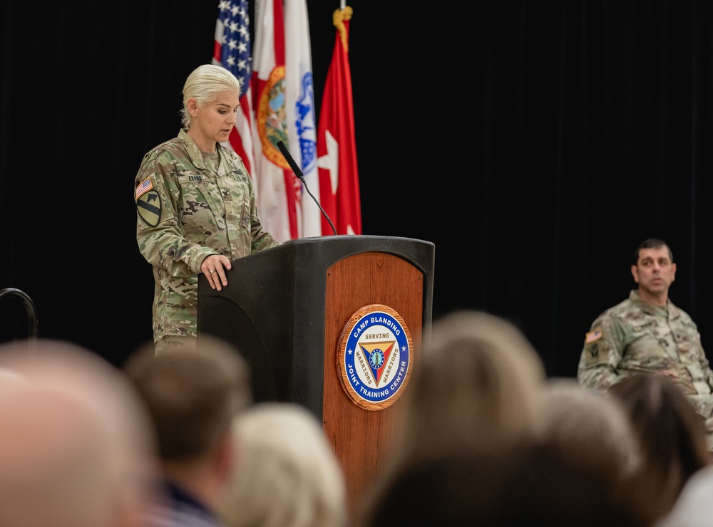 Camp Blanding Change of Command Ceremony