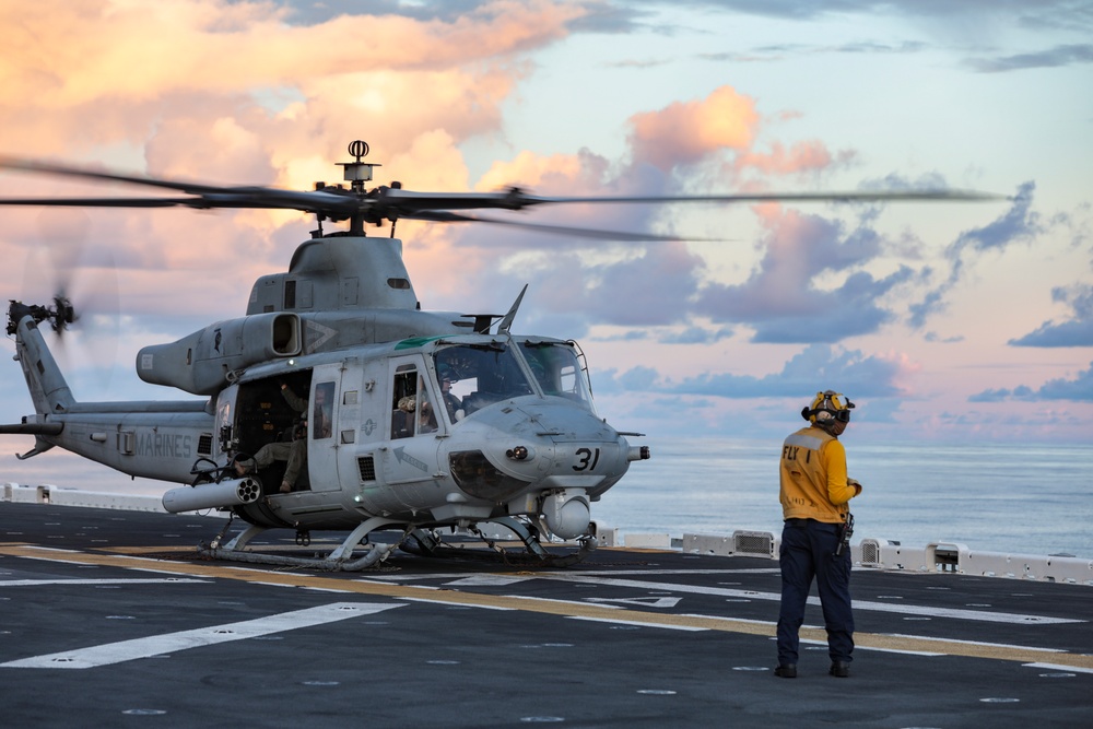 11th MEU flight ops aboard USS Essex