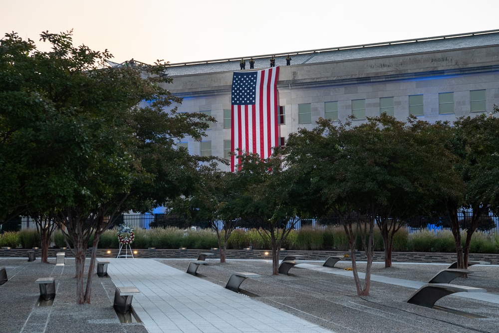 9/11 20th Anniversary Flag Unfurling